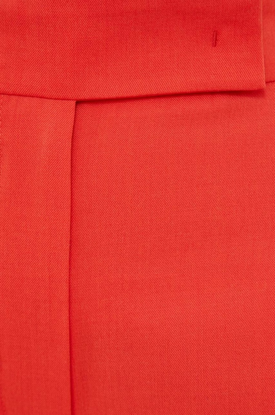 Kalhoty s příměsí vlny Luisa Spagnoli červená 539880