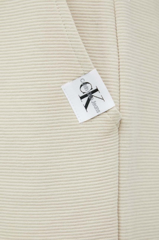 Calvin Klein Jeans pantaloni de trening din bumbac bej J20J220676.PPYX