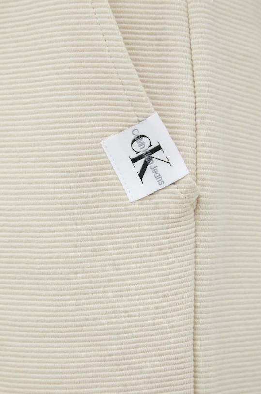 Calvin Klein Jeans pantaloni de trening din bumbac bej J20J220676.PPYX