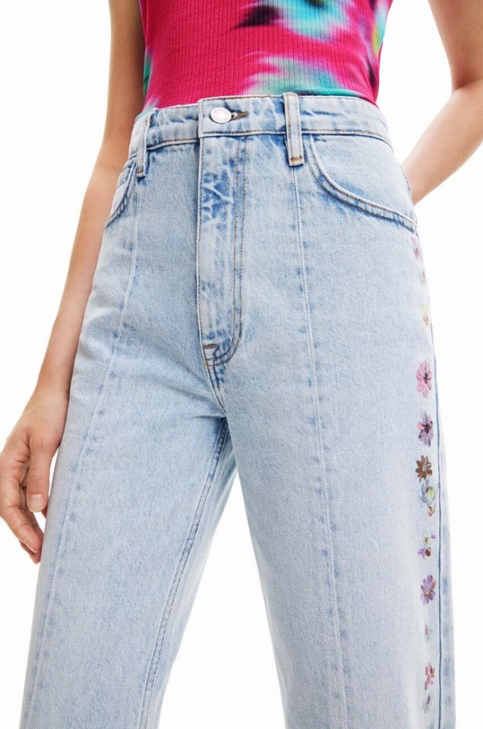 Дрехи Дънки Desigual 23SWDD44 многоцветен