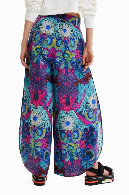 Desigual spodnie bawełniane x M.Christian Lacroix multicolor 23SWPW09