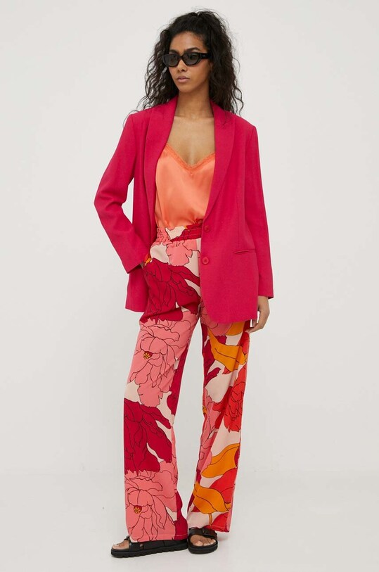Sisley pantaloni 4B8B557R7.77K roz SS23