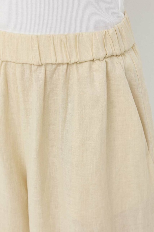 Льняные брюки Max Mara Leisure бежевый 2331310236600