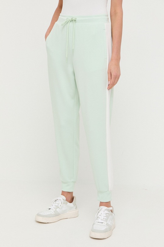 Max Mara Leisure pantaloni de trening tricotaj verde 2337811036600