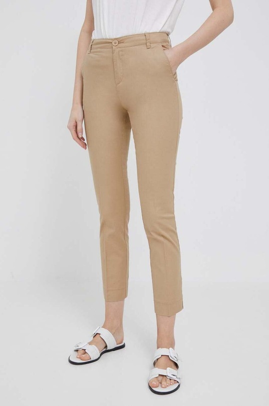 United Colors of Benetton pantaloni potrivit bej 4CV0558S4.393