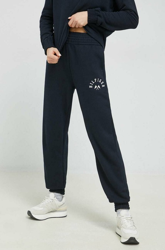 Tommy Hilfiger spodnie dresowe S10S101618.PPYX granatowy SS23