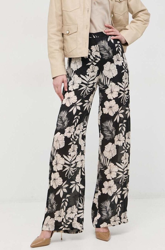 Штани Pinko тканина чорний 100910.A0OF