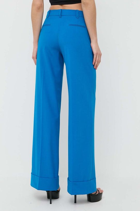 Odzież Pinko spodnie z domieszką wełny 100209.A0IH niebieski