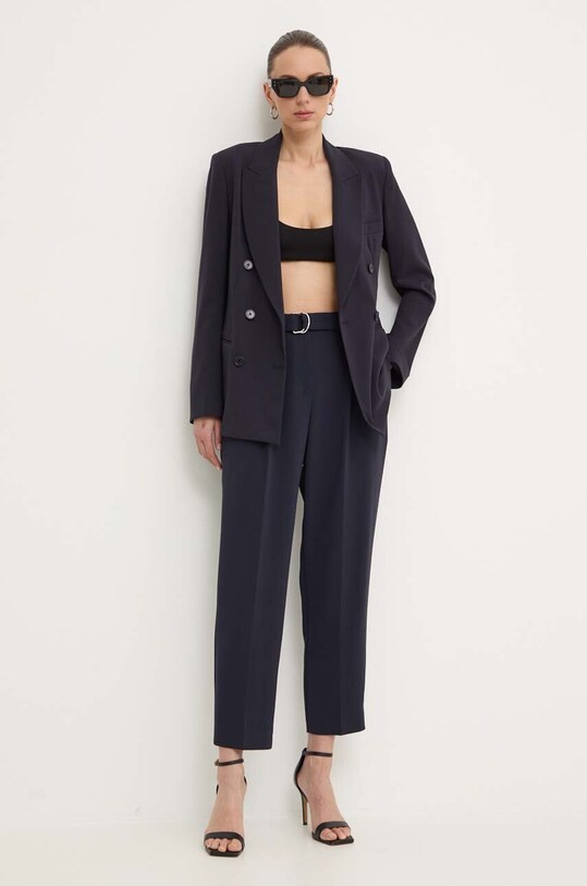 BOSS pantaloni 50490037 bleumarin AA00
