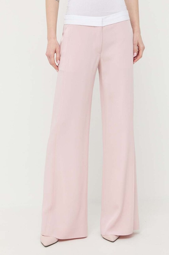Victoria Beckham pantaloni panza roz 1223WTR004763F