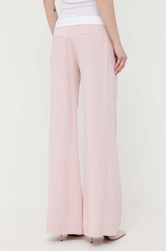 Odzież Victoria Beckham spodnie 1223WTR004763F różowy