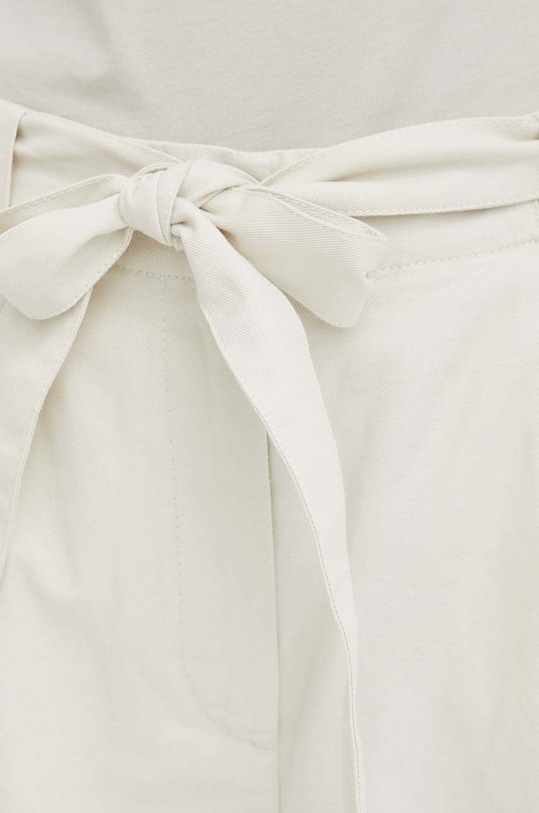 Marc O'Polo spodnie z domieszką lnu beżowy 303092010047