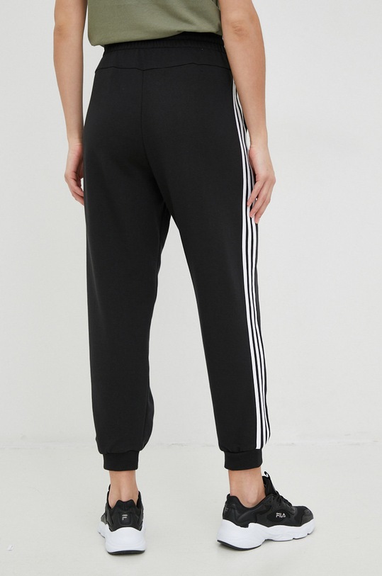 Îmbrăcăminte Adidas pantaloni de trening din bumbac HA4375 negru