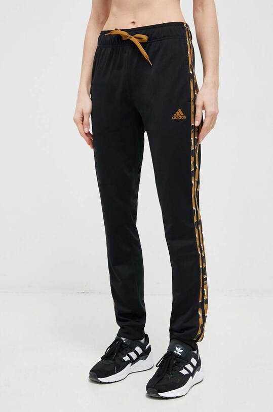 Donji dio trenirke adidas pletivo crna IC0694