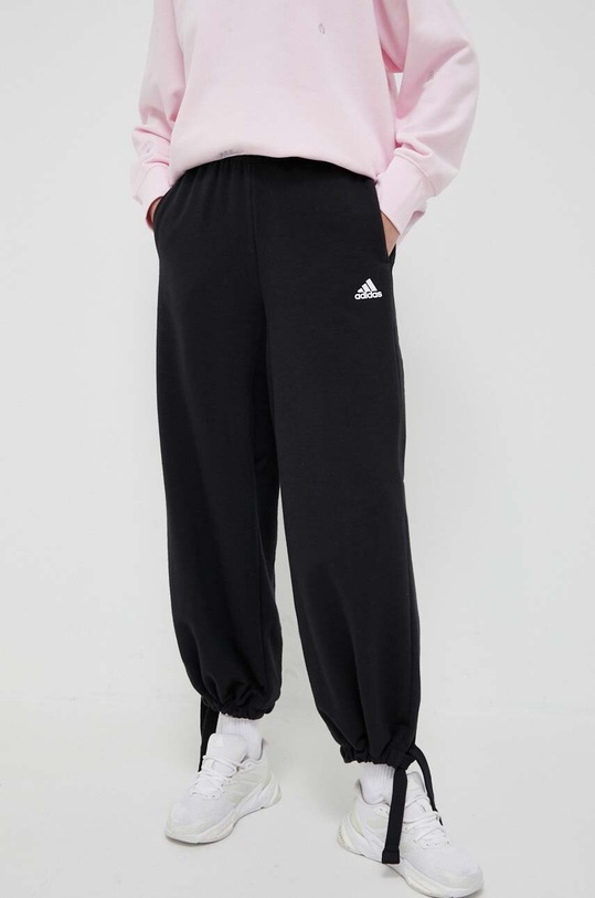 adidas spodnie dresowe dzianina czarny IC6623