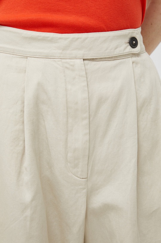 Tommy Hilfiger fustă din amestec de in bej WW0WW38596.PPYX