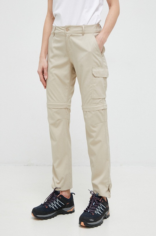 Outdoorové kalhoty Columbia Silver Ridge Utility látka béžová 2037611