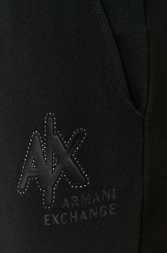 Armani Exchange spodnie dresowe czarny 3RYP94.YJCZZ