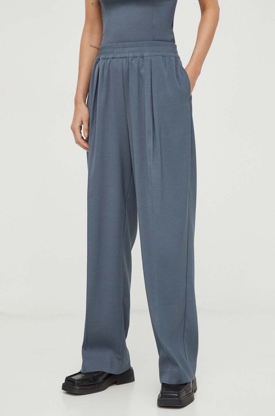 Samsoe Samsoe spodnie JULIA F23100048 szary SS25