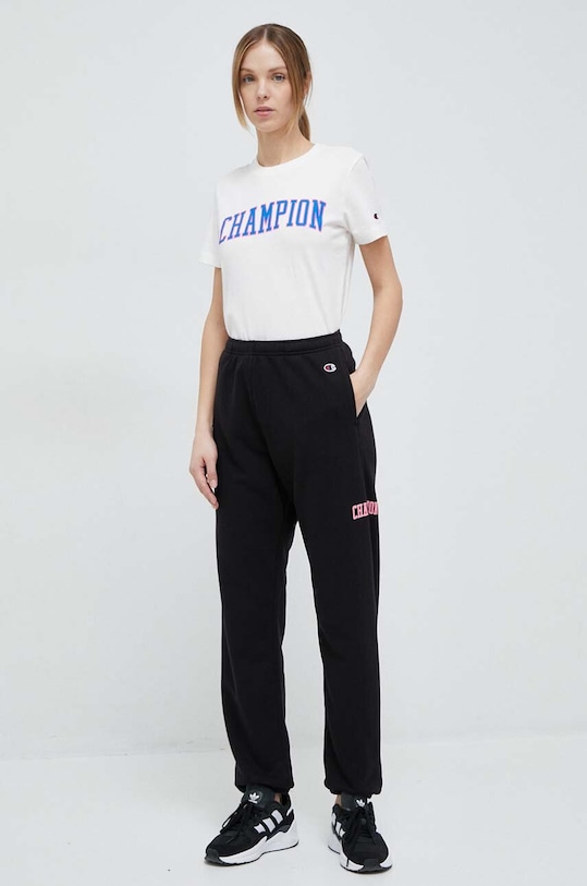 Champion spodnie dresowe 116083 czarny SS23