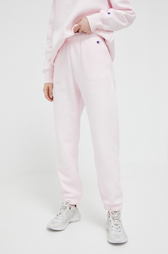 Спортивные штаны Champion трикотаж розовый 116243