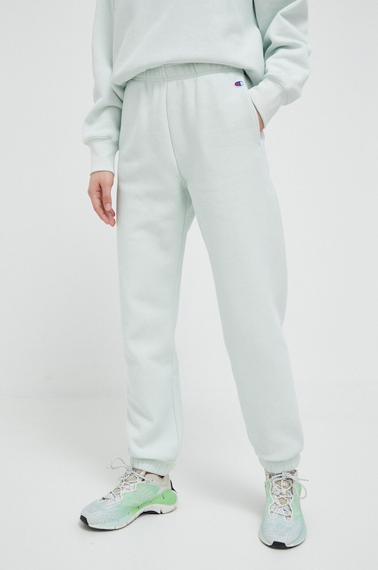 Champion spodnie dresowe dzianina zielony 116243