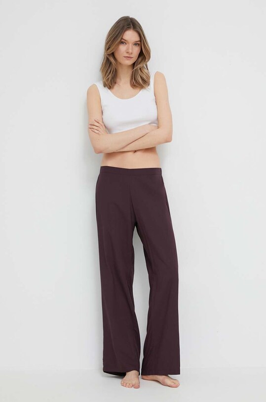 Odzież Calvin Klein Underwear spodnie piżamowe 000QS6850E.PPYX fioletowy
