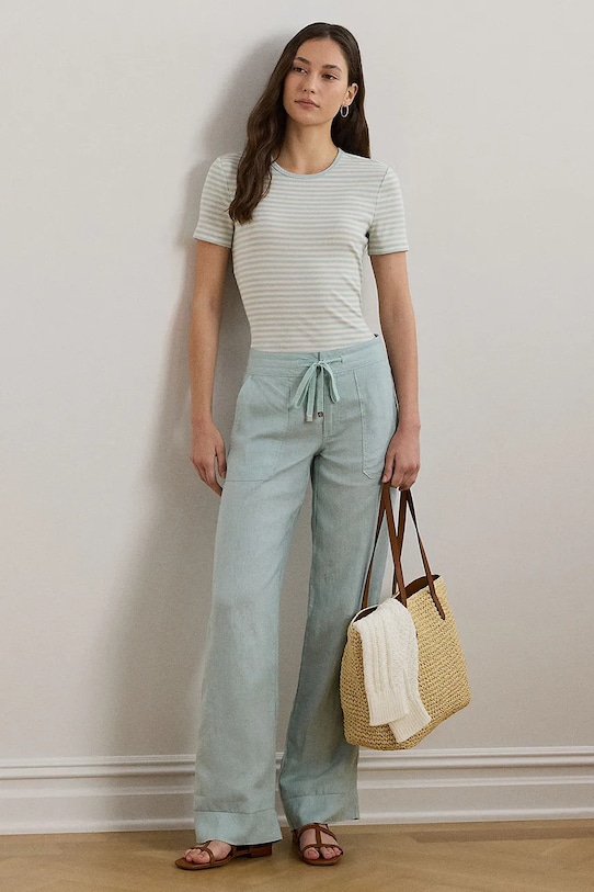 Lauren Ralph Lauren pantaloni din in in albastru 200735136