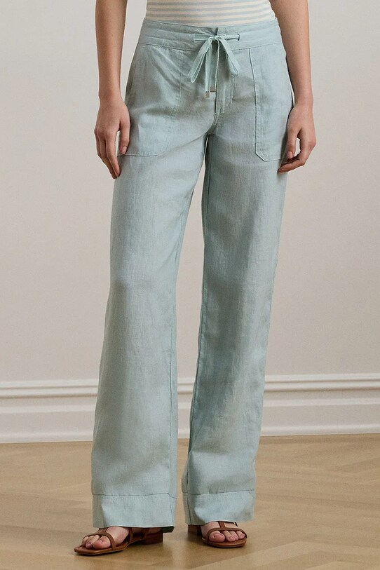 Lauren Ralph Lauren pantaloni din in 200735136 albastru SS25