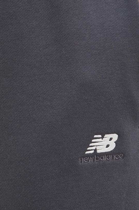 New Balance pantaloni de trening din bumbac gri WP31503ACK