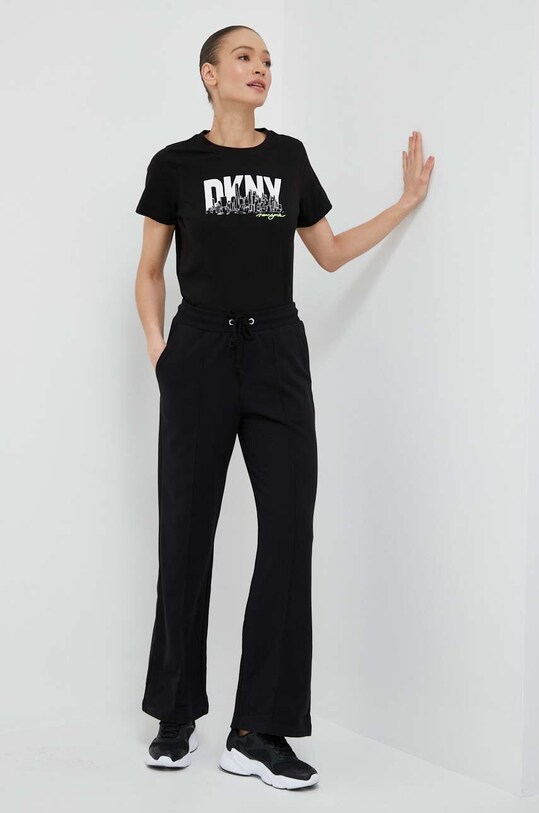 Spodnji del trenirke Dkny DP3P3203 črna SS23