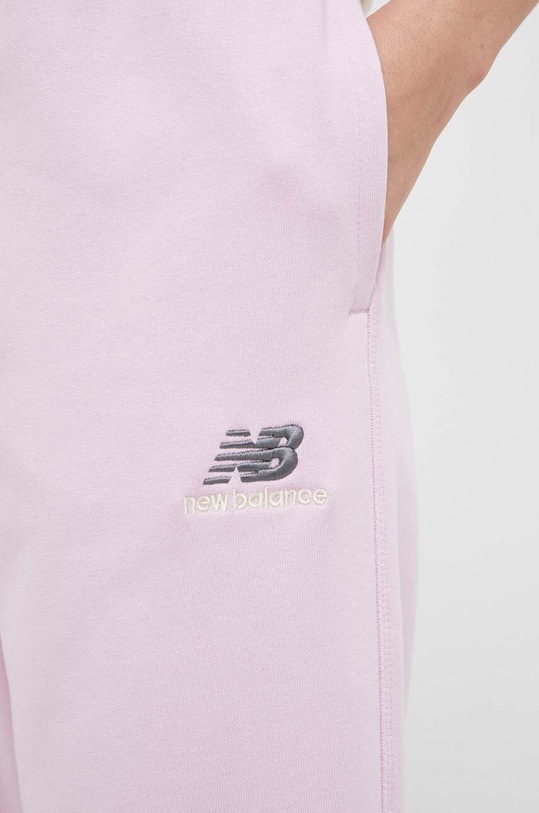 New Balance pantaloni de trening roz UP21500LLC