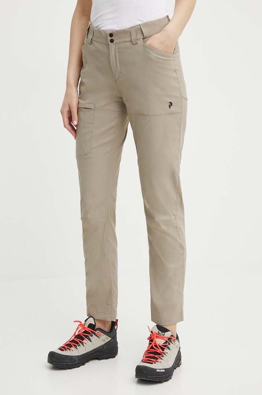 Peak Performance spodnie outdoorowe Iconiq beżowy G79121