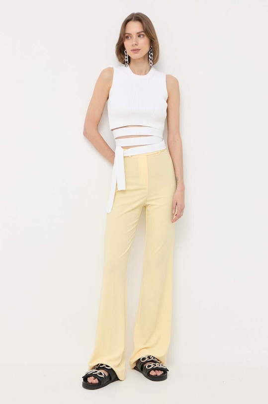 Брюки Patrizia Pepe 2P1486.A049 жёлтый SS23