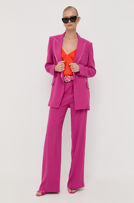 Patrizia Pepe spodnie 2P1498.A236 różowy SS23