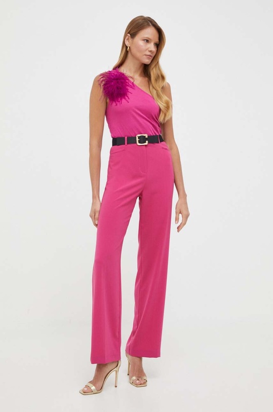 Hlače Patrizia Pepe 2P1499.A049 roza SS23