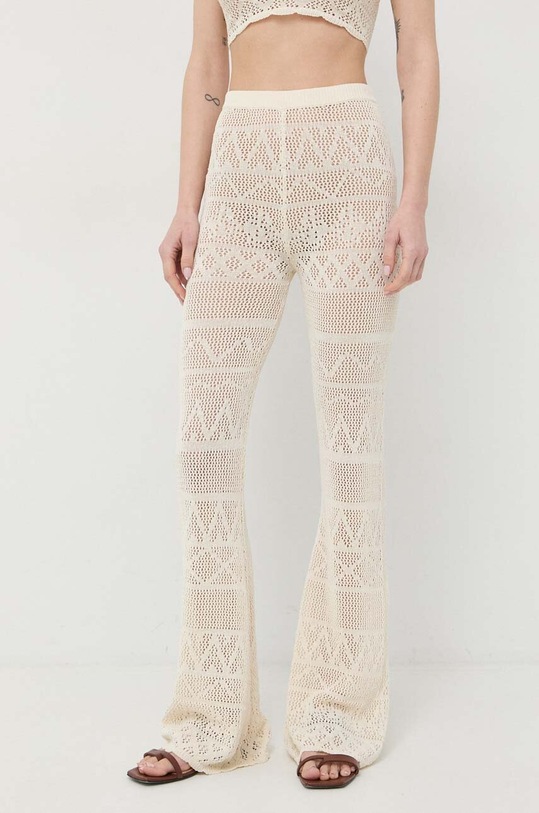 Patrizia Pepe spodnie dzianina beżowy 2P1521.K024B