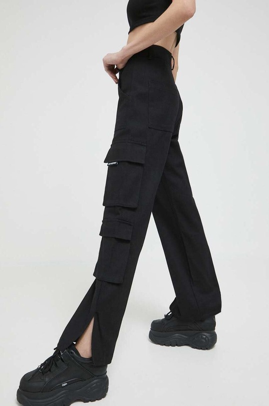 Sixth June pantaloni de bumbac bumbac negru 33670