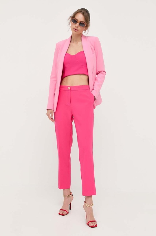 Kalhoty Morgan PCRIS.F PCRIS.F.ROSE.FLUO růžová SS23