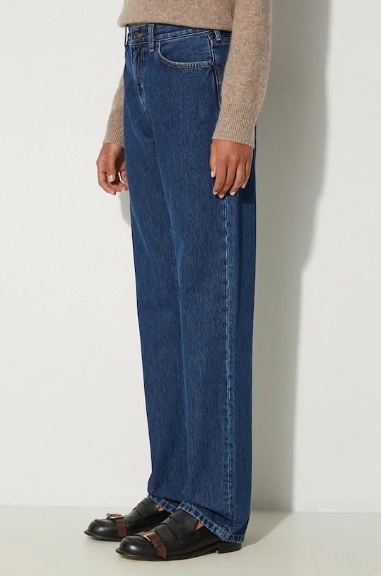 Bavlnené rifle Carhartt WIP Noxon tmavomodrá I031920