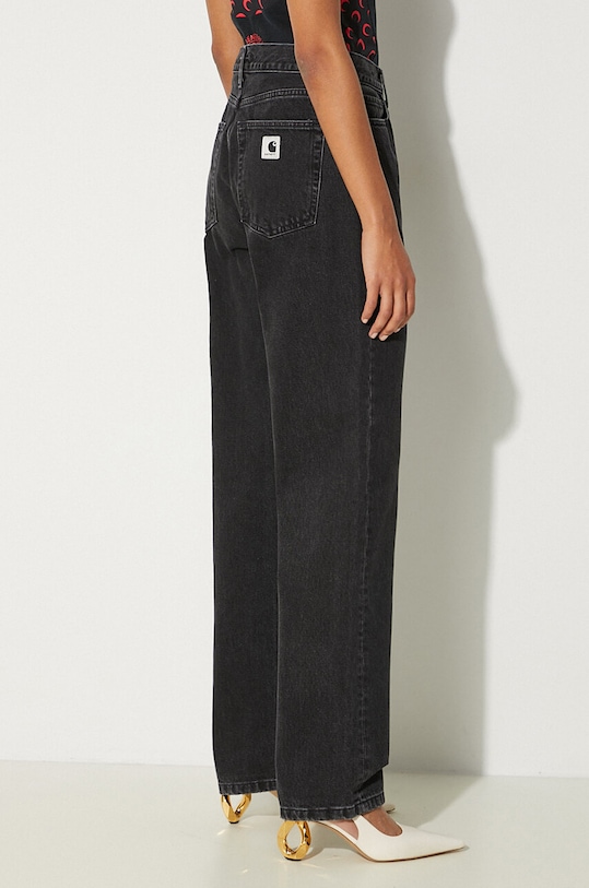 Odzież Carhartt WIP jeansy bawełniane Noxon I031920 czarny