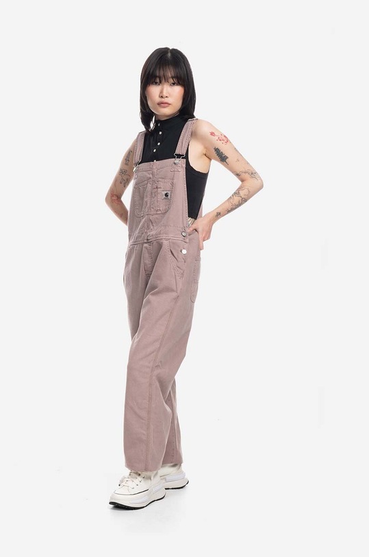 Carhartt WIP overalls Bib Overall Straight I030287 pink SS23