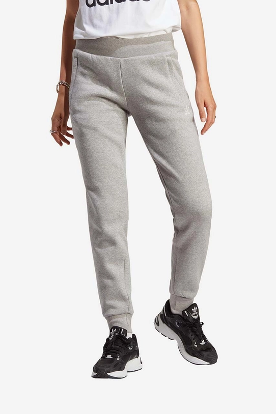 adidas Originals pantaloni de trening tricotaj gri IA6460