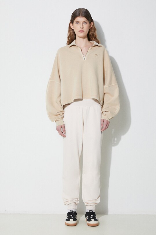 adidas Originals cotton joggers IA6477 beige SS24