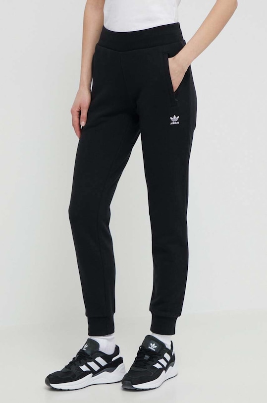 adidas Originals pantaloni de trening din bumbac bumbac negru IA6479