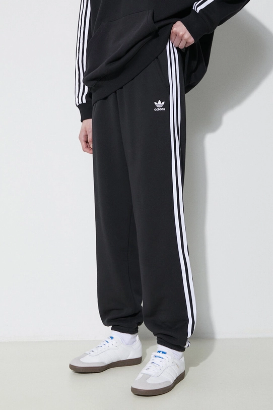 adidas Originals pantaloni da jogging in cotone cotone nero IB7457