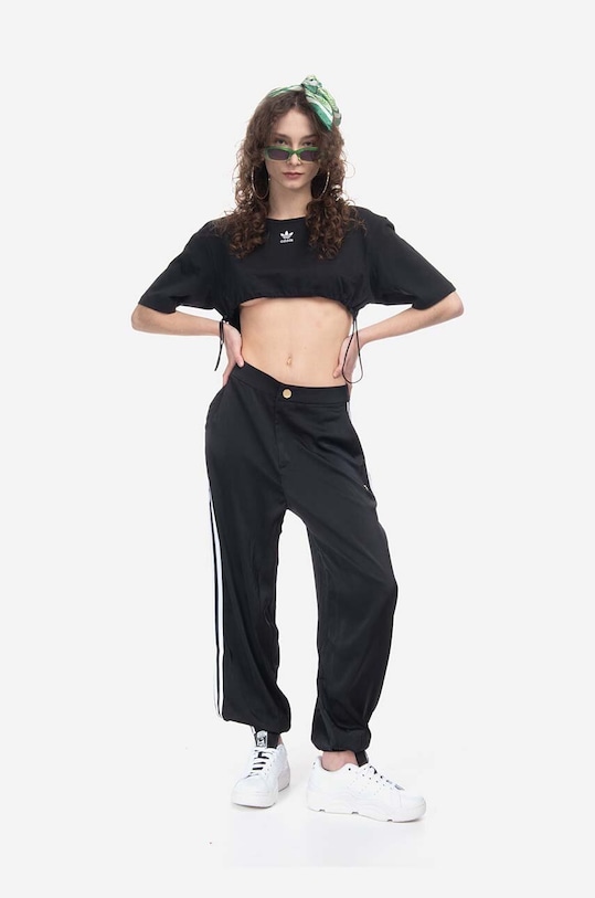 adidas Originals trousers Balloon Pant IC2149 black SS23