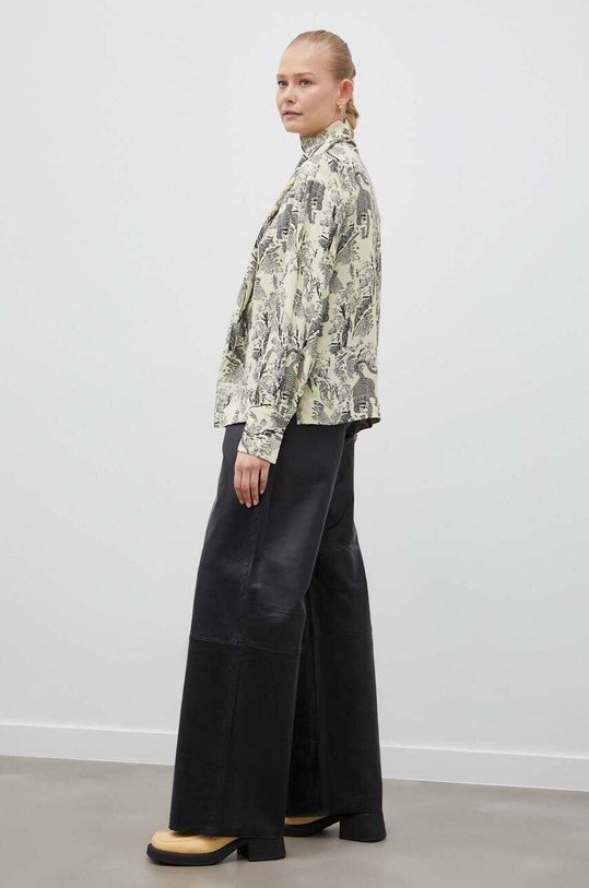 Δερμάτινο παντελόνι 2NDDAY DAY65242447 μαύρο SS23