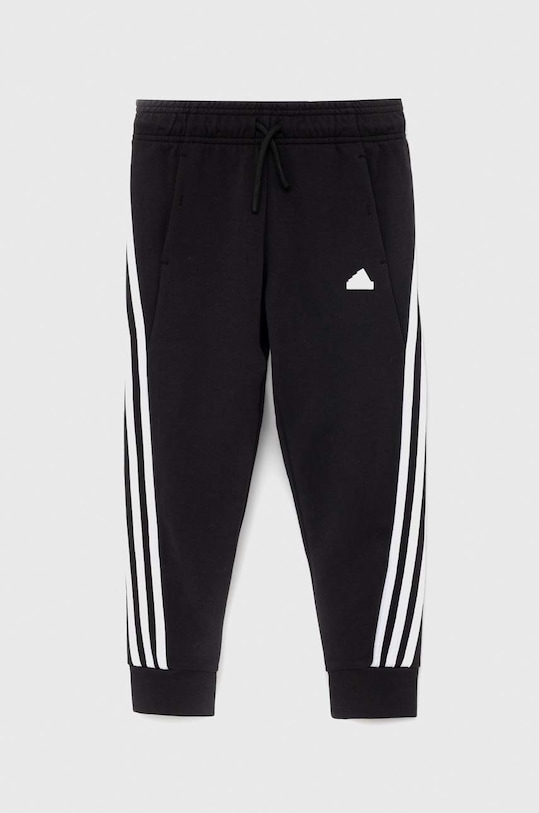 Adidas pantaloni de trening pentru copii G FI 3S tricotaj negru IC0116