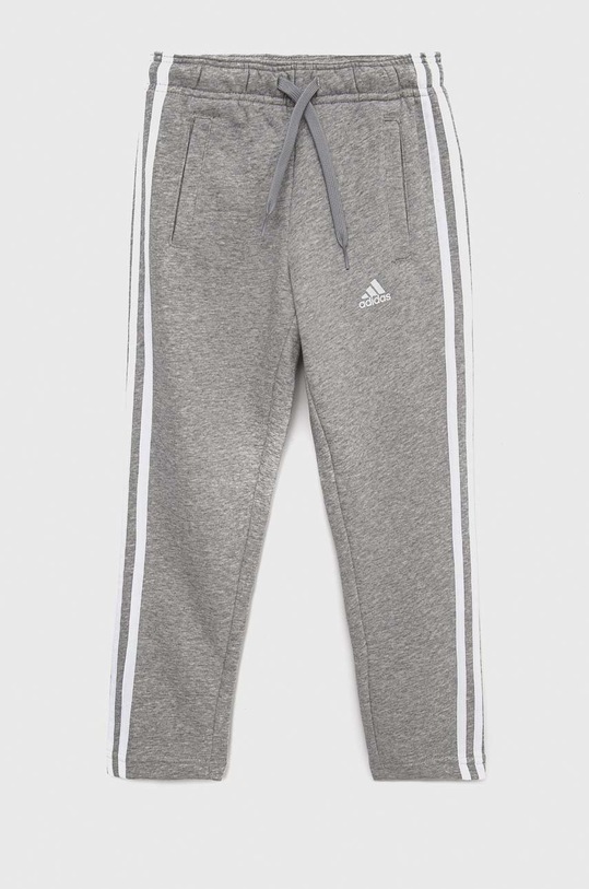 Adidas pantaloni de trening pentru copii G 3S imprimeu gri IC6127